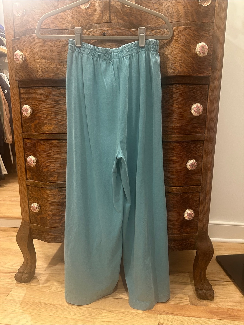 Z supply Teal Wide-Leg Lightweight Pants - Picture 2 of 6
